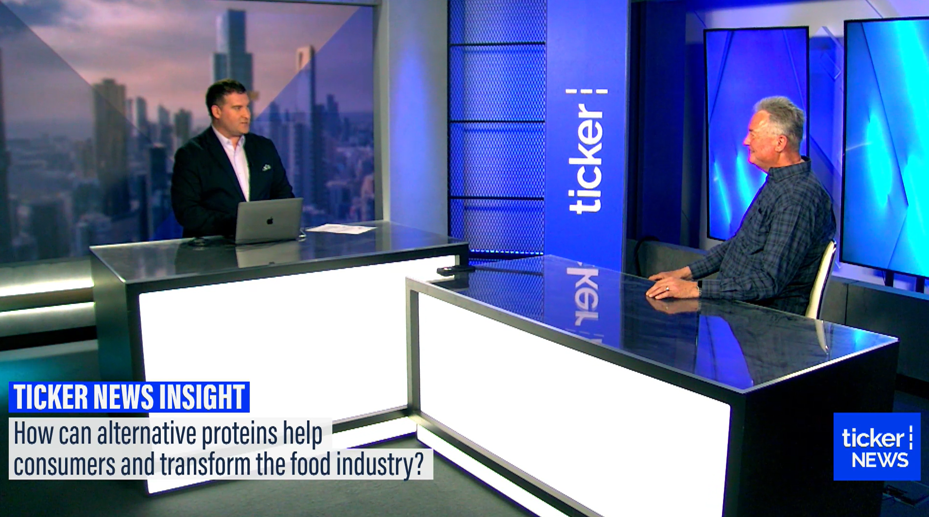 Food Frontier’s Dr Simon Eassom discusses protein alternatives and climate change on Ticker News Insight