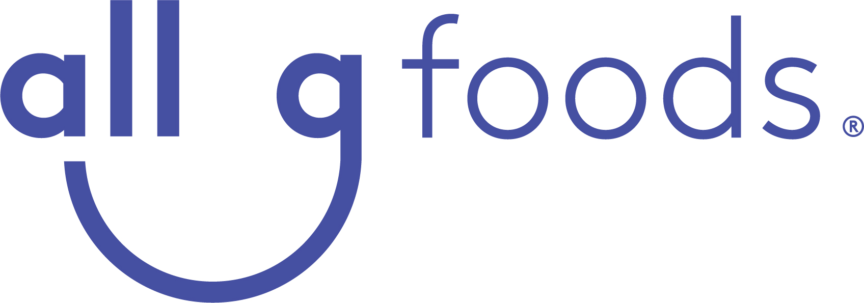 ALL G Foods Logo HORIZONTAL BLUE