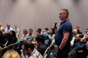 AltProteins 25 attendee asks a question